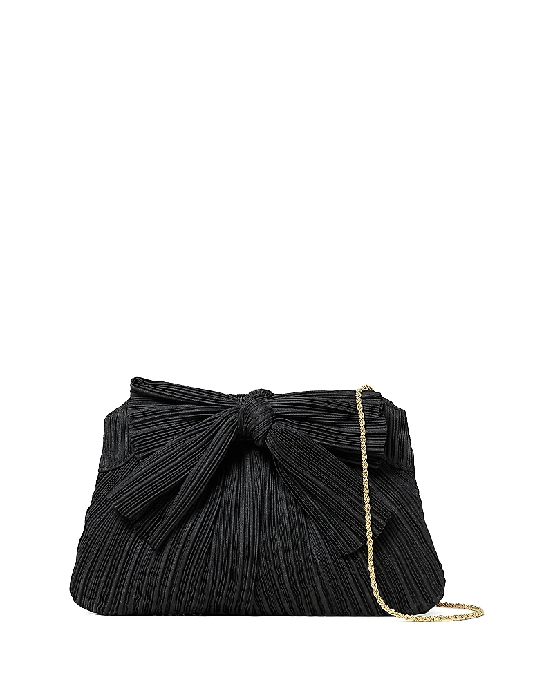 Loeffler Randall Rayne Small Pleated Bow Frame Clutch