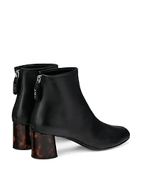 Women's Veta Back Zip Block Heel Booties