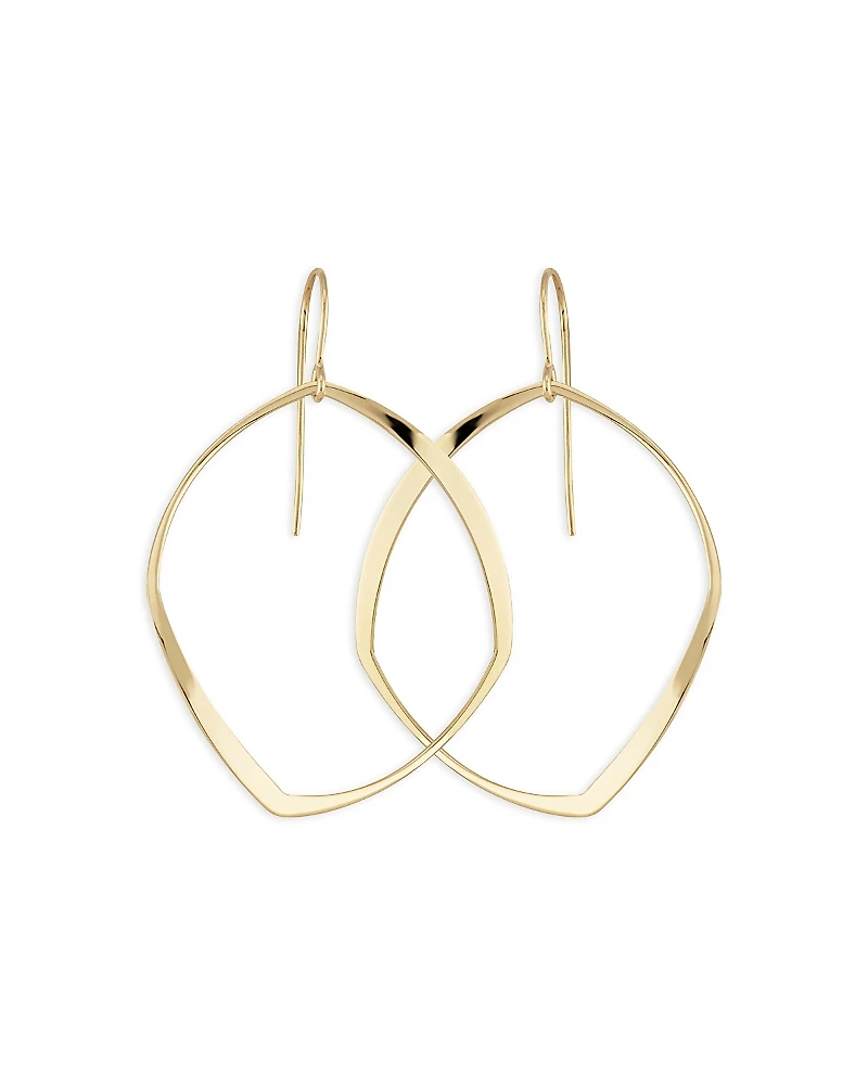 Bloomingdale's Fine Collection Abstract Oval Drop Earrings