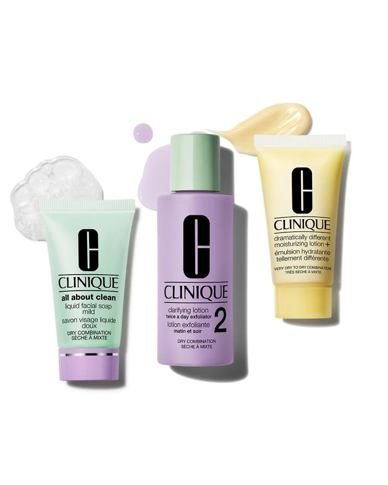 Skin School Supplies Cleanser Refresher Course Set - Dry Combination