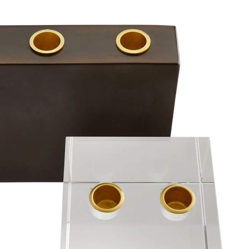 Moxie Candleholders, Set of 2