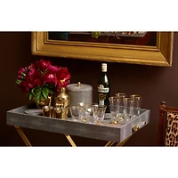 Shagreen Lidded Ice Bucket