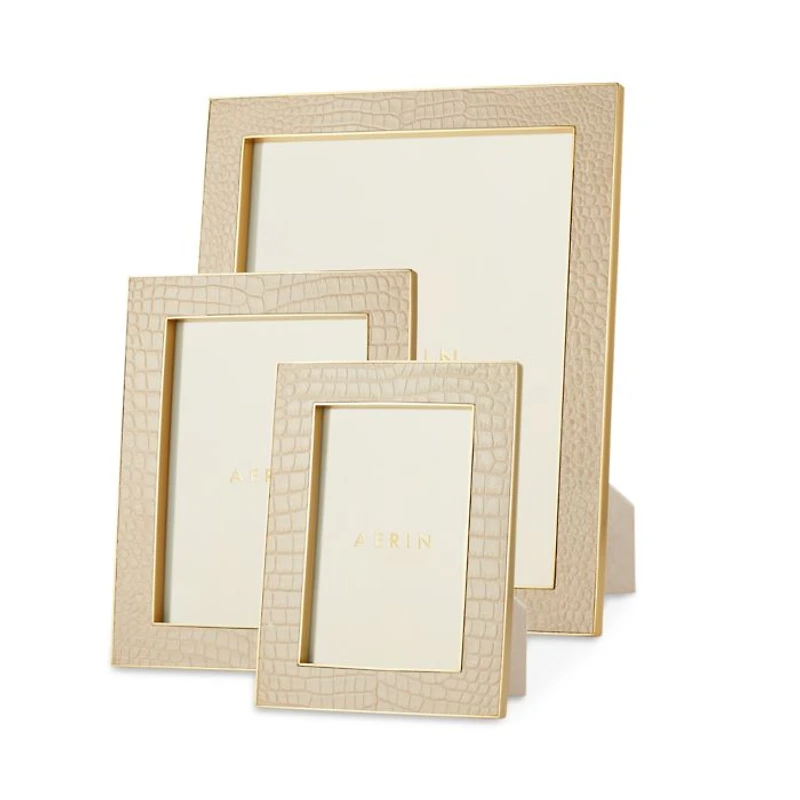 Classic Croc Leather Frame, 8" x 10"