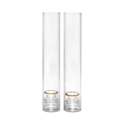 Sancia Taper Holder with Sleeve, Set of 2