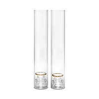 Aerin Sancia Taper Holder with Sleeve, Set of 2