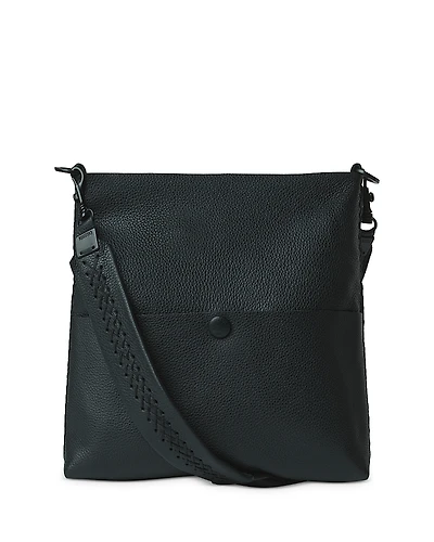 Callista Iconic Slim Messenger Leather Crossbody Bag