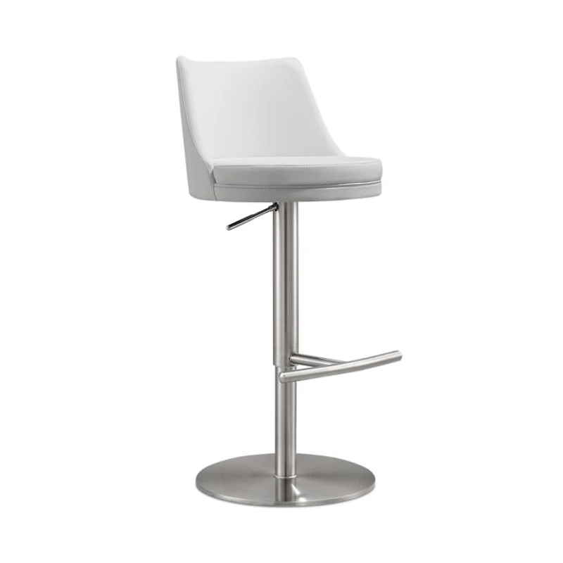 Reagan Performance Faux Leather Adjustable Stool