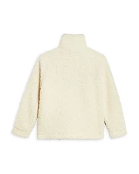 Girls' Bear Hug Denim & Faux Sherpa Jacket - Big Kid