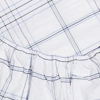 August Plaid Fitted Sheet, Queen