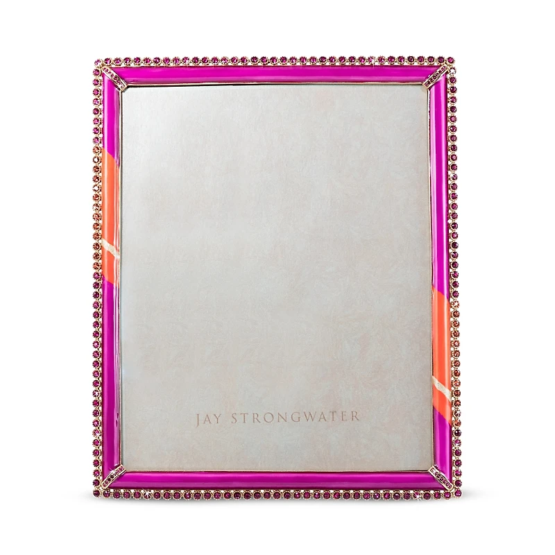 Jay Strongwater Laetitia Stone Edge Frame, 8 x 10
