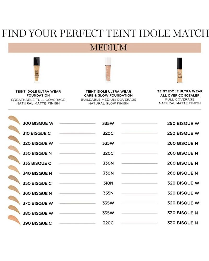 Teint Idole Ultra Wear Care & Glow Serum Foundation 1 oz.