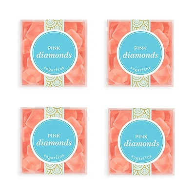 Sugarfina Pink Diamonds Candies, Set of 4