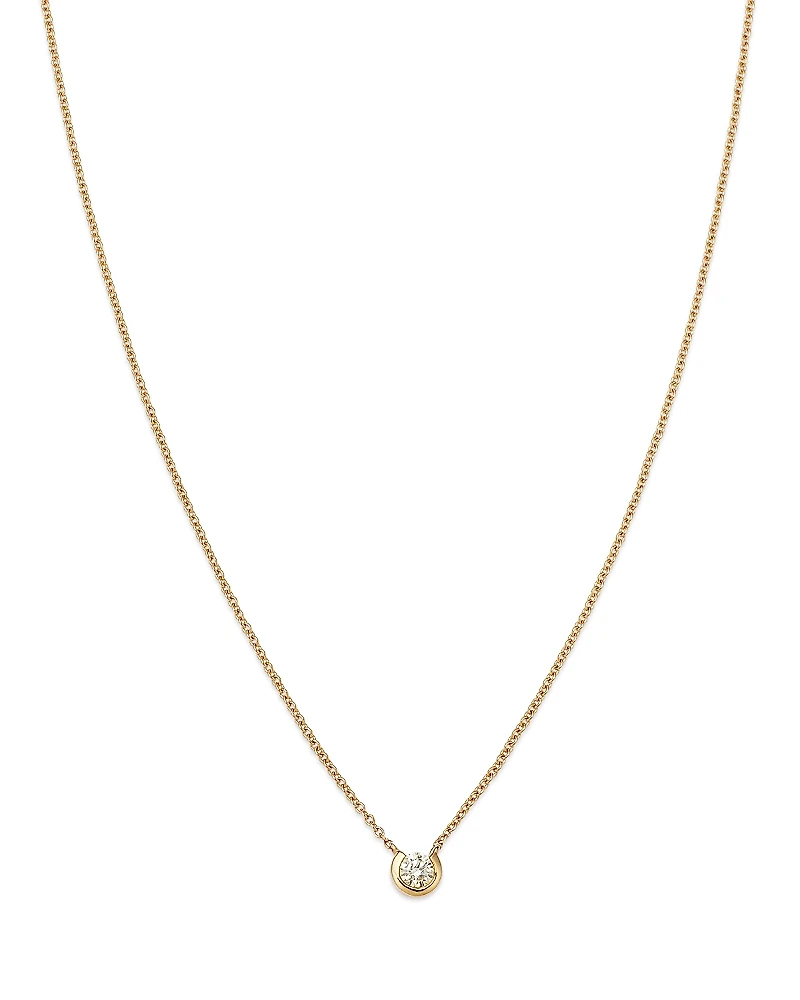 Bloomingdale's Fine Collection Diamond Solitaire Necklace