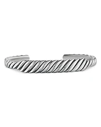 Sculpted Cable Contour Cuff Bracelet