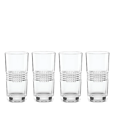 Reed & Barton Sloane Highball Glasses, Set of 4
