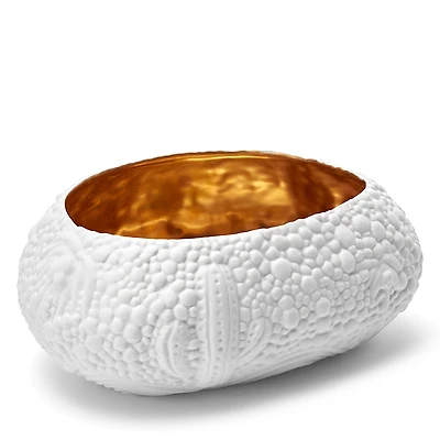 L'Objet Haas Mojave Desert White + Gold Medium Bowl