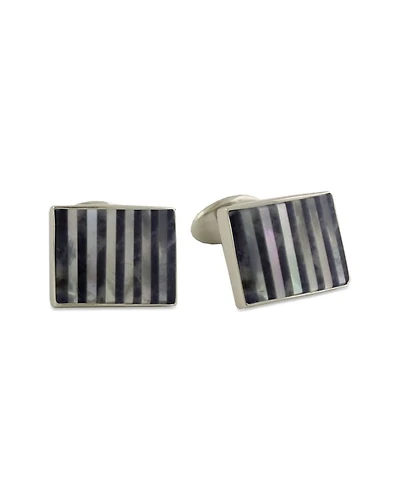 Mother of Pearl Striped Cufflinks