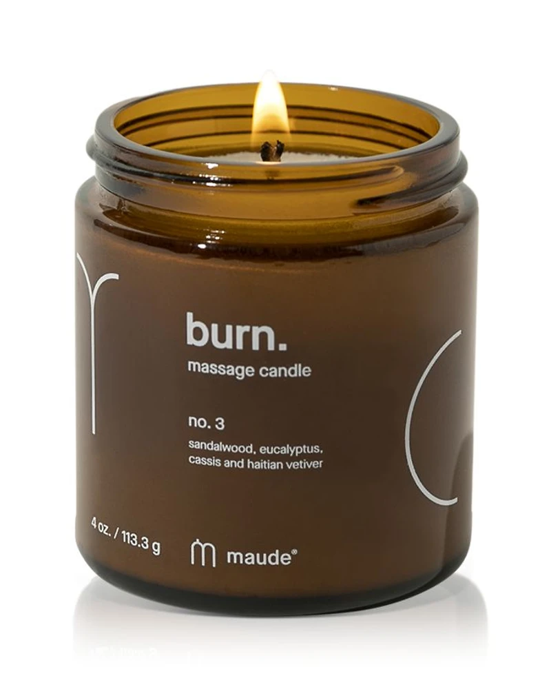 Burn No. 3 Massage Candle 4 oz.