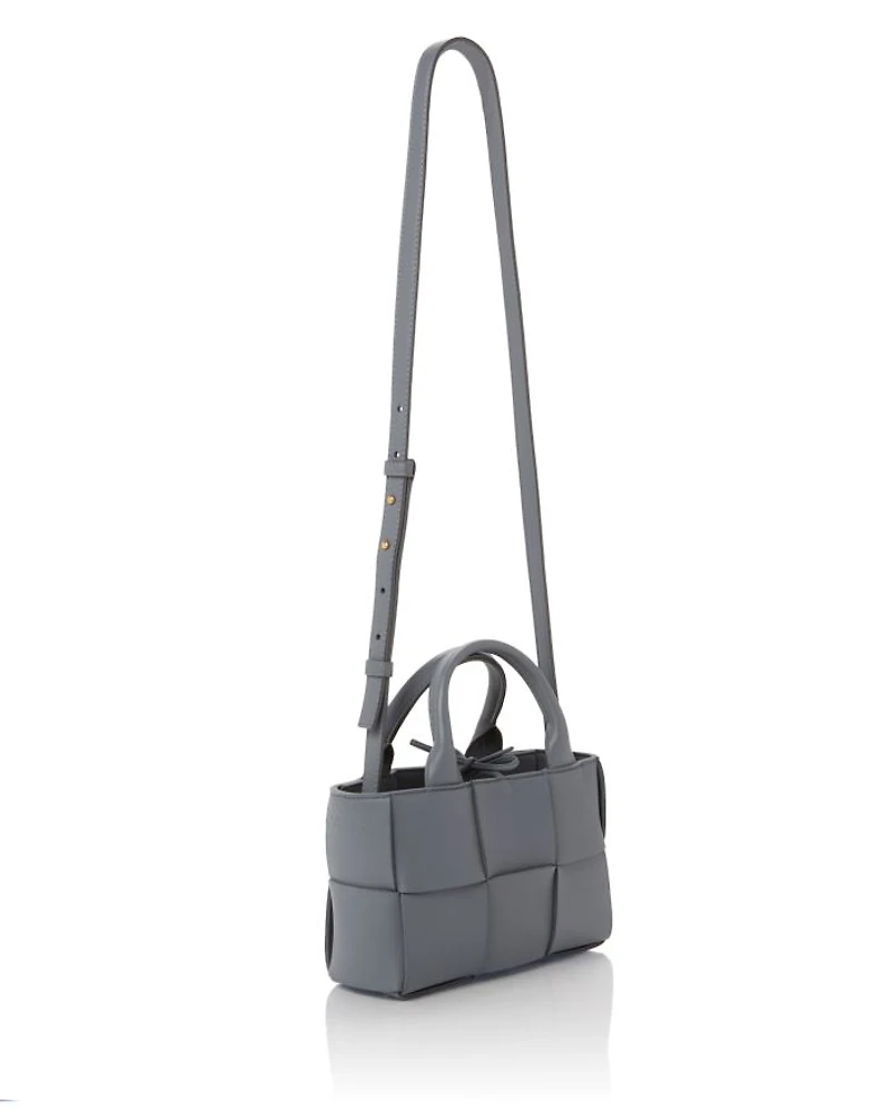 Arco Woven Intreccio Leather Tote