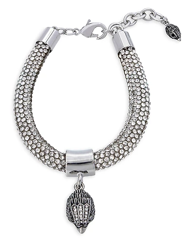 Kurt Geiger London Shimmer Mesh Rope Eagle Head Bracelet