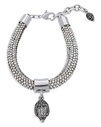 Kurt Geiger London Shimmer Mesh Rope Eagle Head Bracelet