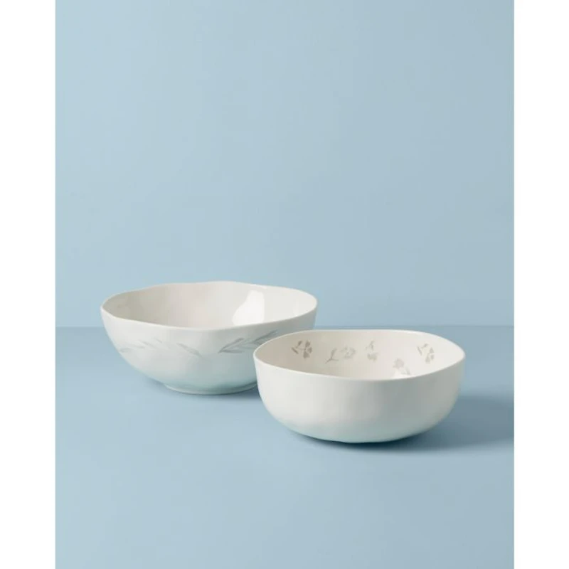 Oyster Bay Nesting Serving Bowls, 2-Piece Set