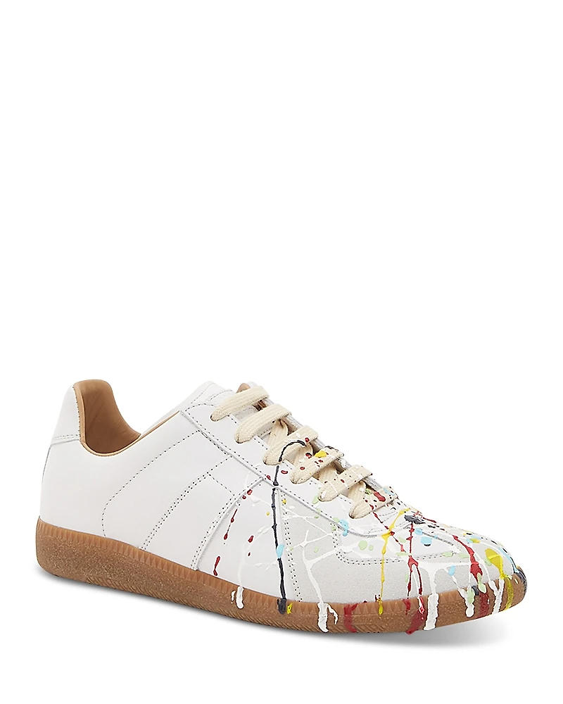 Maison Margiela Women's Lace Up Low Top Sneakers