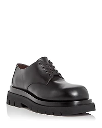 Bottega Veneta Men's Fondant Plain Toe Oxfords