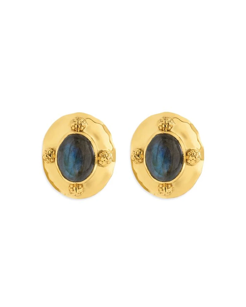 Cleopatra Oval Earrings