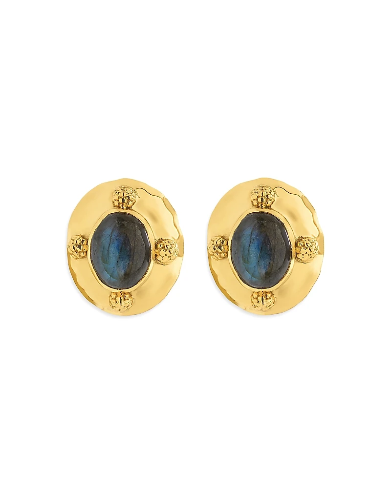 Capucine De Wulf Cleopatra Oval Earrings