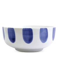 Santorini Dot Large Footed Serving Bowl