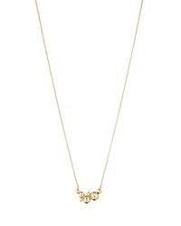 Georg Jensen 18K Yellow Gold Moonlight Grapes Diamond Bead Cluster Pendant Necklace, 17.72