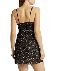Cross Dyed Leopard Print Chemise