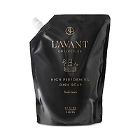 L'Avant Collective High Performing Dish Soap Refill Pouch, Fresh Linen 32 oz.