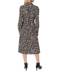 Morgen Belted Floral Print Shirt Dress