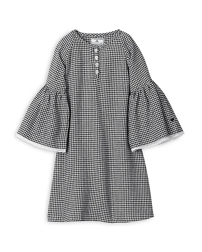 Petite Plume Girls' West End Houndstooth Seraphine Nightgown - Baby, Little Kid, Big Kid