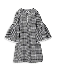 Petite Plume Girls' West End Houndstooth Seraphine Nightgown - Baby, Little Kid, Big Kid
