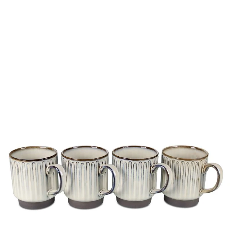 Colonnade Mugs, Set of 4