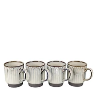 Colonnade Mugs, Set of 4