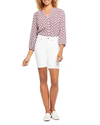 Ella Side Slit Bermuda Shorts
