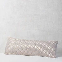 Hudson Park Collection Italian Tivoli Embroidered Decorative Pillow, 14 x 36