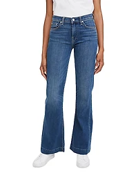 7 For All Mankind Dojo Mid Rise Wide Leg Trouser Jeans