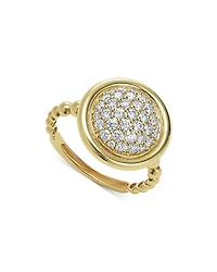 Lagos Meridian 18K Gold & Ceramic Diamond Ring