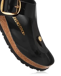 Women's Gizeh High Shine Big Buckle Thong Sandals
