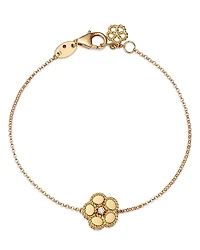 Roberto Coin 18K Yellow Gold Daisy Diamond Flower Link Bracelet - Exclusive