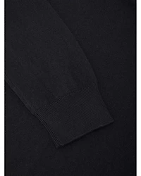 Oasi Cashmere Zip Mock Neck Sweater