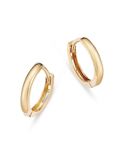 Moon & Meadow 14K Yellow Gold Extra Small Huggie Hoop Earrings