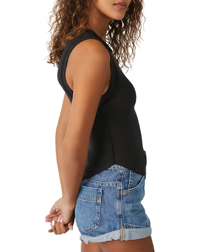 Kate Ribbed Tee