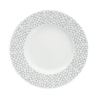Amanda Grey Embossed Bread & Butter Plate, Set of 4