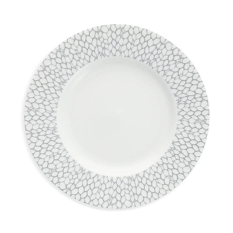 Fortessa Amanda Grey Embossed Bread & Butter Plate, Set of 4